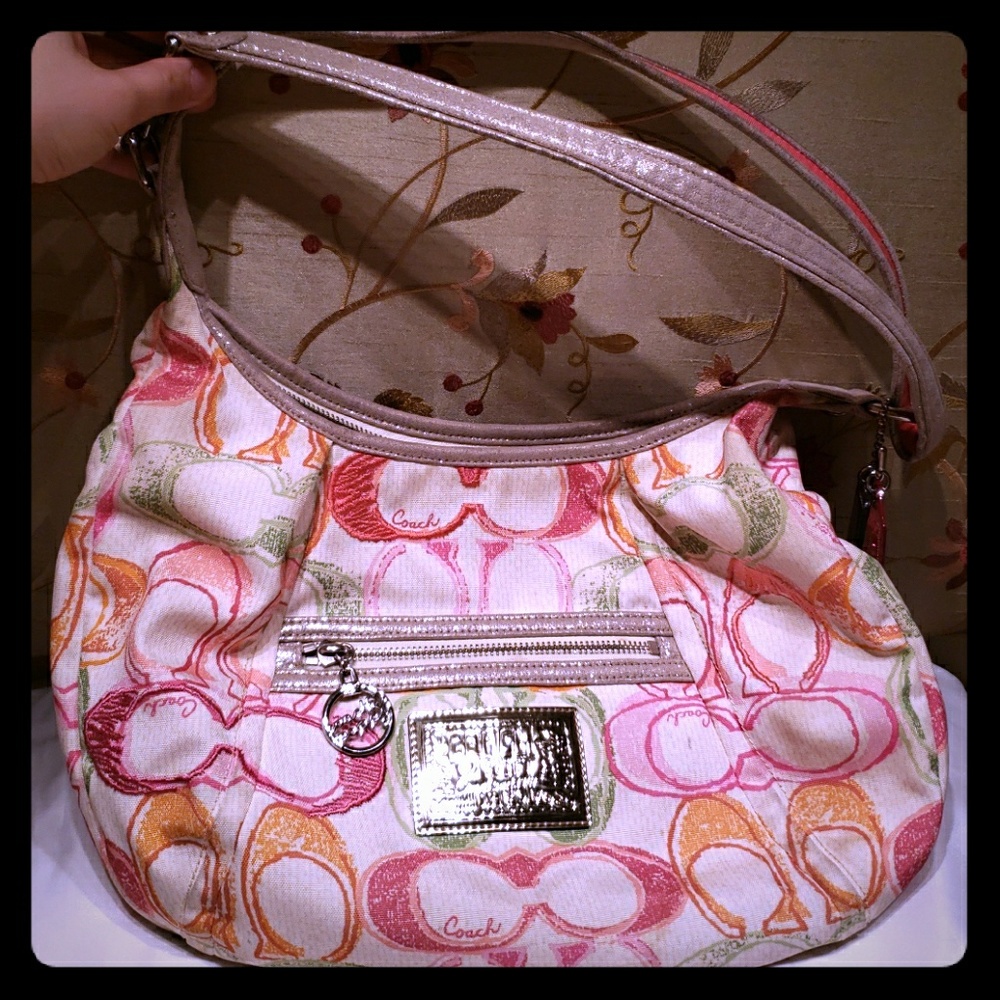 Summer coach poppy shoulder bag